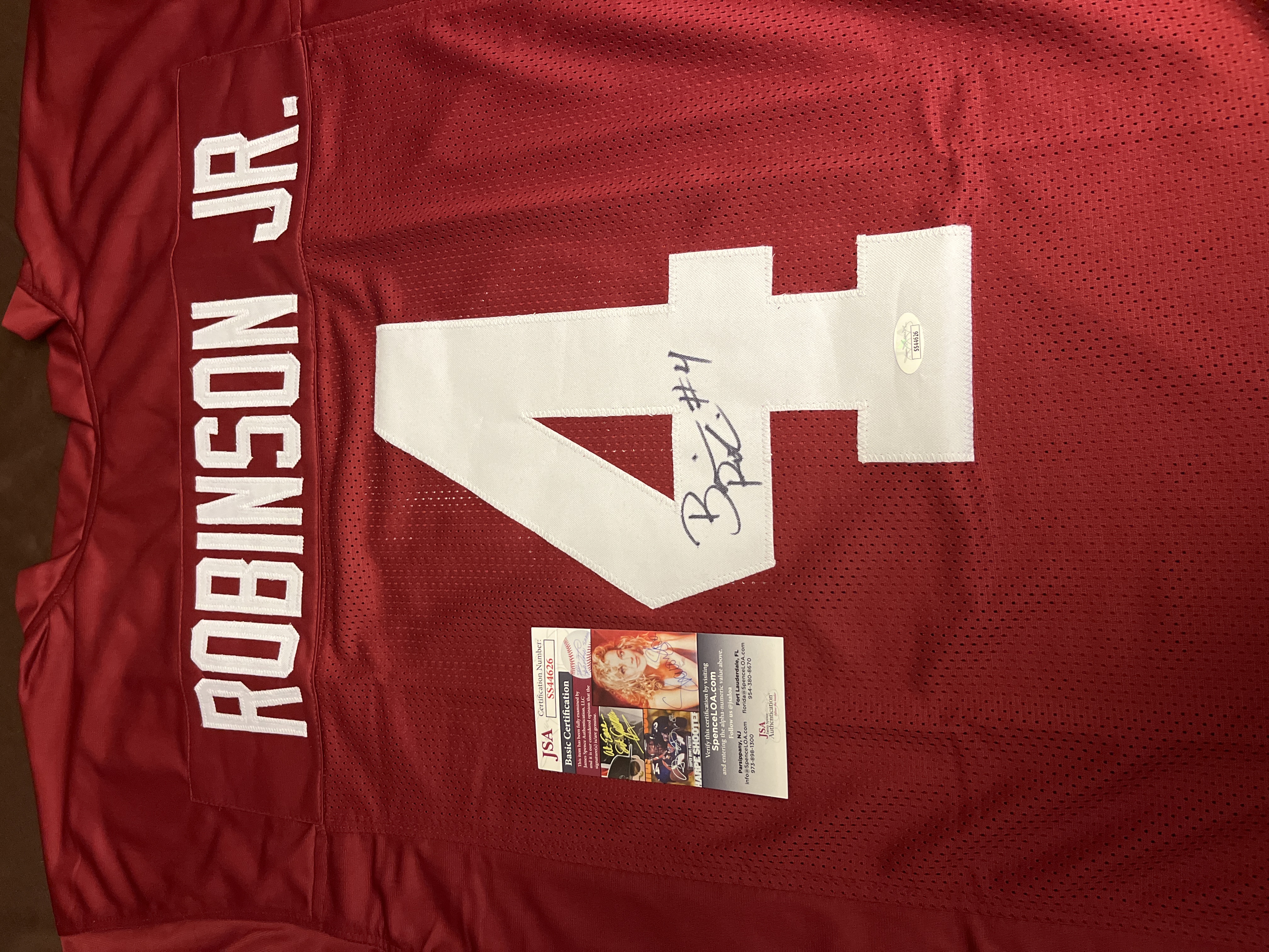 james robinson signed jersey